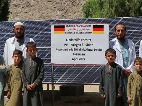 Solarization of 80 Health Facilities for Kinderhilfe Afghanistan